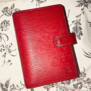 Louis Vuitton Agenda (PM) in Red Epi Leather